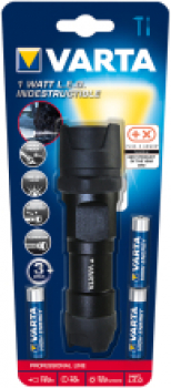 VARTA LED-Taschenlampe Varta Indestructible, inkl. 3 x AAA-Batterien, 155lm