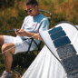 Preview: Aqiila Solar Charger Sunbird P21 Grey 21W, Solarpanel mit USB-C-Anschluss