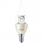 Preview: PHILIPS MASTER LEDcandle Kerzenlampe klar BA38 Windstoss, 230V/5,5W(=40W), E14, 470lm, 827, DIMTONE