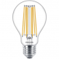 Preview: PHILIPS MASTER VALUE LEDbulb A67, 230V/17W(=150W), 2452lm, E27, 2700°K, klar, FIL, NONDIM