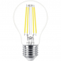 Preview: PHILIPS MasterValue LEDbulb A60, 230V/5,9W(=60W), 806lm, E27, 927, 2700°K, klar, FIL, DIM