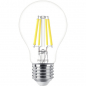 Preview: PHILIPS MASTER VALUE LEDbulb A60, 230V/3,4W(=40W), 470lm, E27, 2700°K, klar, FIL, DIM