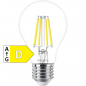 Preview: PHILIPS MASTER VALUE LEDbulb A60, 230V/3,4W(=40W), 470lm, E27, 2700°K, klar, FIL, DIM