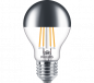 Preview: PHILIPS Master Value LED Kopfspiegel silber A60, 230V/7,2W(=50W), E27, 827, 650lm, DIM