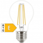 Preview: PHILIPS CLASSIC LEDbulb A60, 230V/7W(=60W), 806lm, E27, 2700°K, klar, FIL, NONDIM