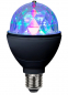Preview: LED Leuchtmittel E27 Disco, 230V/3W - der kleine "Instant-Disco-Ball"...