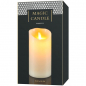 Preview: STT Magic Candle M, ivory, 9x18cm, warmweiss extra, batteriebetrieben, mit Timer 5/19H