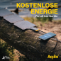 Preview: Aqiila Solar Charger Sunbird P21 Grey 21W, Solarpanel mit USB-C-Anschluss
