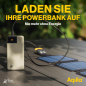 Preview: Aqiila Solar Charger Sunbird P21 Grey 21W, Solarpanel mit USB-C-Anschluss