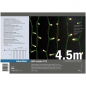 Preview: LED Lichtervorhang Curtain green PLRS, indoor & outdoor, 741 LED, 2m Kabel grün, mit 13 Strängen à 4,5m