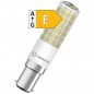 Preview: LEDVANCE LED SPECIAL B15d, 230V/6,5W, 2700K, B15d, 320°, 806lm, Ø18×80mm, NONDIM