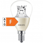 Preview: PHILIPS Master LEDluster, Zierlampe P48, 230V/5,5W(=40W), E14, 470lm, 2200-2700K, DIMTONE