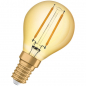 Preview: OSRAM Vintage 1906, Zierlampe GOLD, 220-240V/2,5W(=22W), E14, 824, 2400K, 220lm, NONDIM