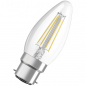 Preview: OSRAM PARATHOM CLASSIC B40, LED Kerzenlampe FIL klar, 230V/4W(=40W), 827, B22d, NONDIM