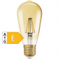 Preview: OSRAM LED EDISON VINTAGE, 220-240V, 6,5W=(54W), E27, 2400K, DIM, 64x143mm