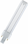 Preview: OSRAM Dulux S, Kompaktleuchtstofflampe, 11W/827 warm white extra, G23, 2pin