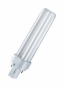 Preview: OSRAM Dulux D, 10W/827, 2pin, G24d-1 Kompaktleuchtstofflampe