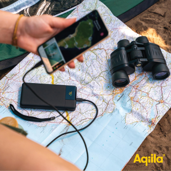 Aqiila Powerbird B20B - Powerbank mit 20000mAh, 20 Watt, schwarz