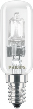 PHILIPS Halogen-Röhrenlampe T25L, 230V/18W(=23W), E14, 204lm, klar