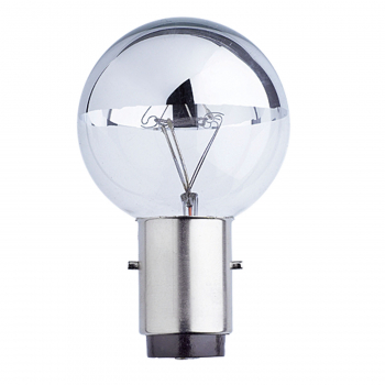 Lampe für OP-Leuchte 24V/50W, BX 22d, Kopfspiegel silber