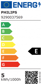 Preview: PHILIPS CorePro LED PL-S 2pin, KVG/230V, 5W(=9W)/840, 550lm, G23, 2pin, 166x31x16mm