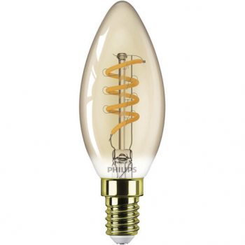 PHILIPS Master Value LEDcandle B35, 230V/2,5W(=15W), E14, 818, 136lm, GOLD, DIM