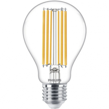 PHILIPS MASTER VALUE LEDbulb A67, 230V/13W(=120W), 2000lm, E27, 2700°K, klar, FIL, NONDIM