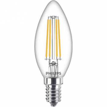 PHILIPS CorePro LEDcandle, 220-240V/6,5W(=60W), E14, 2700°K, klar