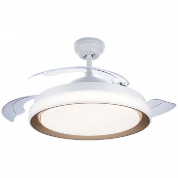 PHILIPS LED-Pendelleuchte Bliss 28/35W 4500lm 827/840/855 direkt, GOLD, mit Ventilator / Deckenventilator