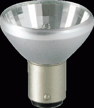 Aluminium Reflector 12V/20W, 32°, Ba15d, matt/frosted, GBF (= PHILIPS 6435FR GBF, 12V/20W, B15d, 32°, 400cd)