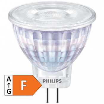 PHILIPS CorePro LED spot, 12V/2,3W(=20W), GU4, 2700K, 184lm, 36°, NONDIM
