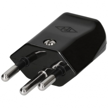 Stecker Typ 12 MAX HAURI TH, schlagfest, Kontakte rund, für Kabel Ø 5,5…8,5 mm, schwarz