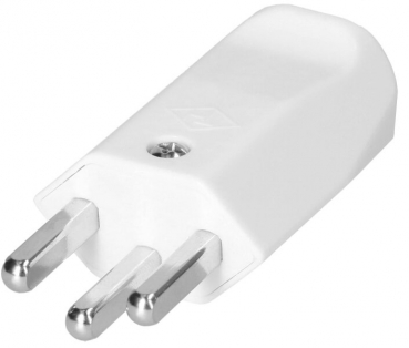 Stecker Typ 23 MAX HAURI TH, schlagfest, Einführung horizontal, für Kabel Ø 6.5…10.5 mm, weiss