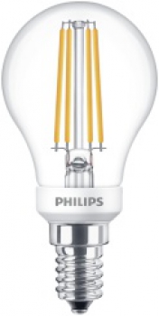 PHILIPS LED luster CLASSIC, Filament, 230V/5W(=40W), E14, 470lm, 2700K, DIM