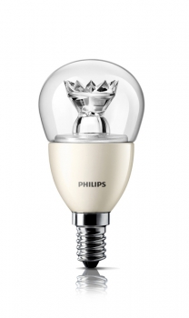 PHILIPS Master LEDluster 230V/6W(=40W), E14, 470lm, 2700K, dimmbar, P48
