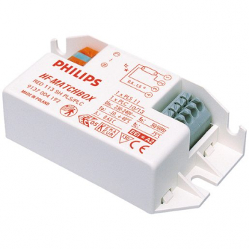 PHILIPS Vorschaltgerät HF-M Matchbox RED, 114 SH für TL/TL5/PL-C/S, 230-240V, ohne Zugentlastung