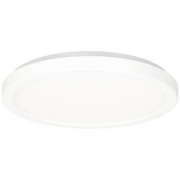 MAX HAURI LED-Decken-/Wandleuchte MH SLIM 22, 10/15W, 1100/1500lm, 3000/4000K, Ø220mm, weiss
