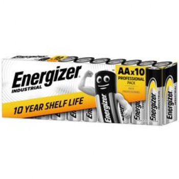 ENERGIZER INDUSTRIAL ALKALI AA LR6, 1,5V, Karton à 10 Stück