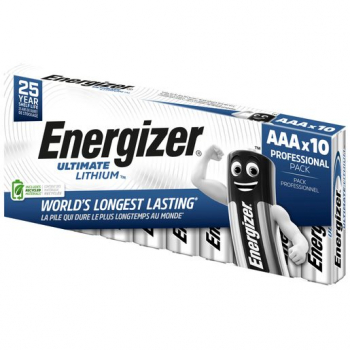 ENERGIZER Lithiumbatterie ULTIMATE, AAA LR03, 1,5V - Box à 10 Stück