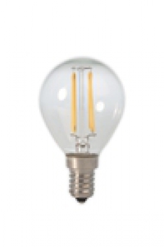 CALEX LED-Filament Zierlampe klar, 240V/2W, E14, P45, 45x78mm, NONDIM