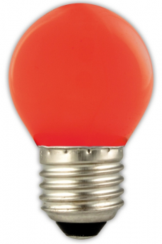 LED-Zierlampe ROT, 230V/1W, E27, NON DIM, 12lm