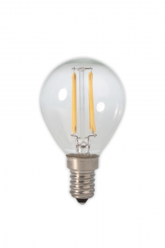 CALEX LED-Filament Zierlampe klar, 240V/3,5W, E14, P45, 45x78mm, DIM