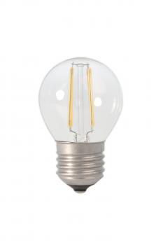 CALEX LED-Filament Zierlampe klar, 240V/2W, E27, P45, 45x76mm