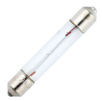 Soffitte 24V/3W, 125mA 6x39mm, S6, klar