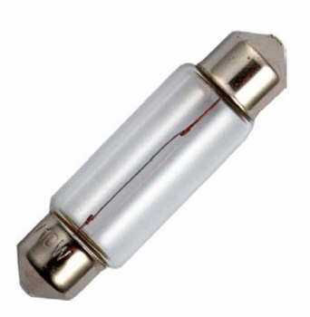 Soffitte, 24V/3W, 125mA, 11x39mm, S8,5, klar