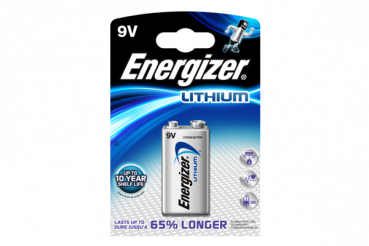 ENERGIZER Ultra Lithium 6LR61, 9V/LA522, 9 Volt, 1er-Blister