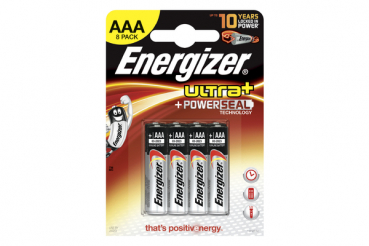 8 x ENERGIZER Ultra+ Alkalibatterie, AAA, 1,5V (LR03)