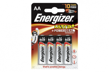 4 x ENERGIZER Ultra+ Alkalibatterie, AA, 1,5V (LR6)