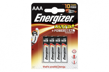 4 x ENERGIZER Ultra+ Alkalibatterie, AAA, 1,5V (LR03)