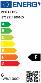 PHILIPS MASTER LEDcandle Kerzenlampe klar BA38 Windstoss, 230V/5,5W(=40W), E14, 470lm, 827, DIMTONE